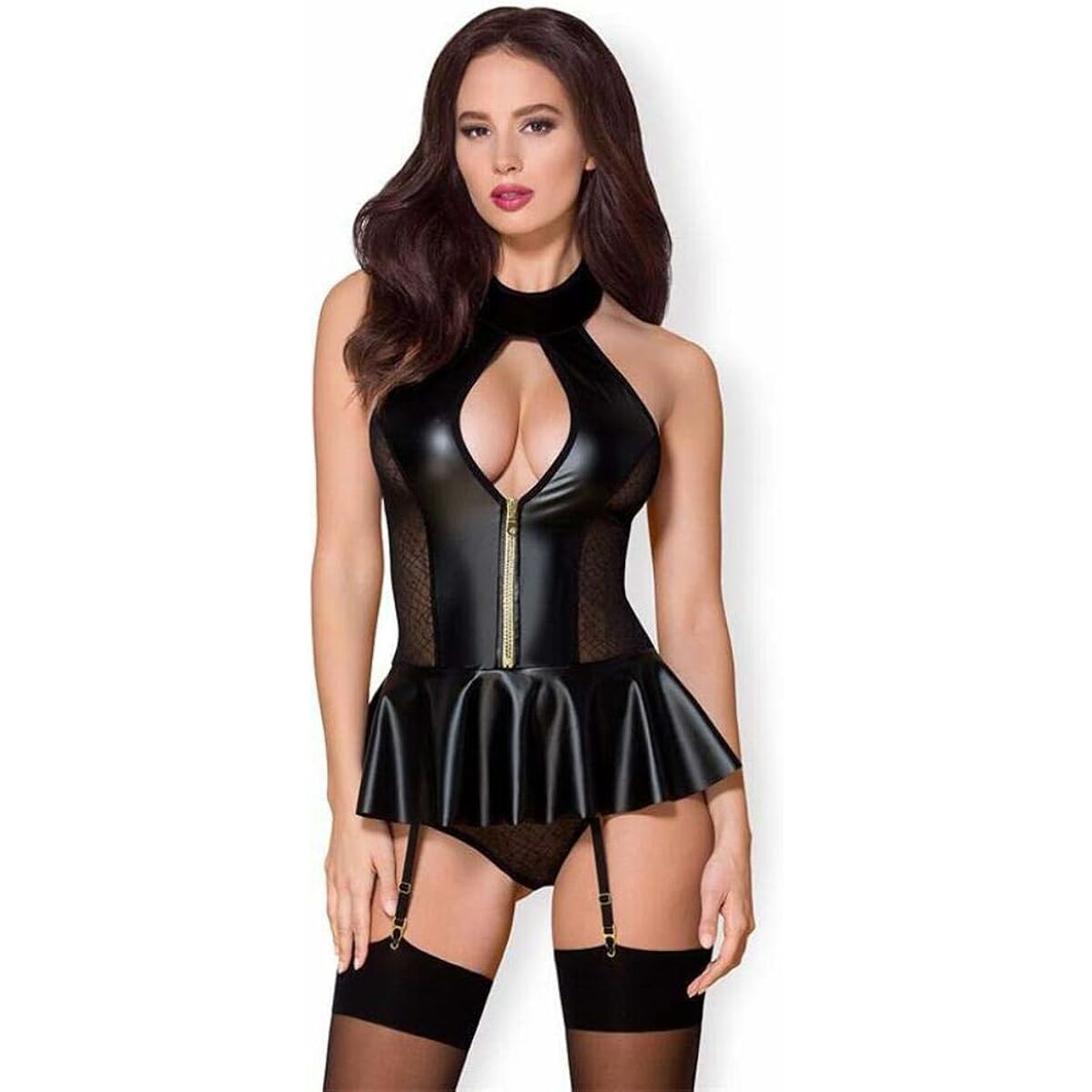 Body Corset Obsessive 859-COR-1 Preto L/XL